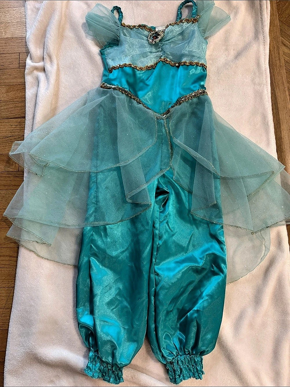 Disney Princess Jasmine costume Blue Girls Small